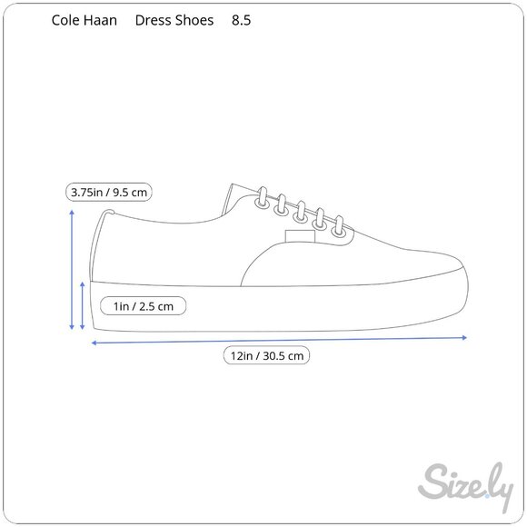 Cole‎ Haan Men\'s Burnished Tan Leather Oxfords, Size 8.5